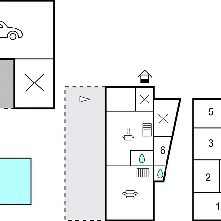 別荘 6 Bedroom Stunning In Suaux Chichiat